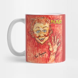 Mad (magazine) waving good bye Mug